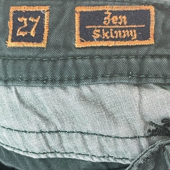 Rock Revival Jeans Rock Revival Skinny Jeans Color: Green | Size: 27 - Picture 3 of 6